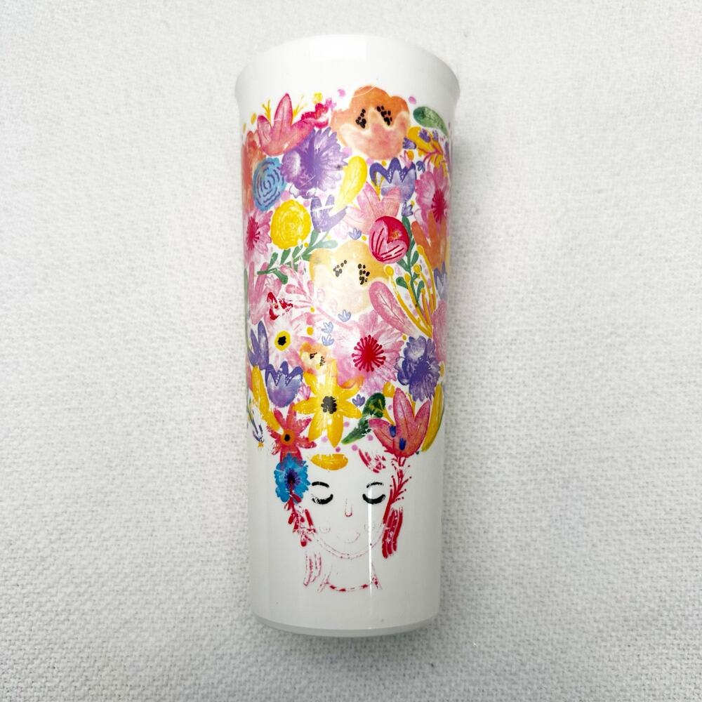 TUPPERWARE Fancy floral tumbler